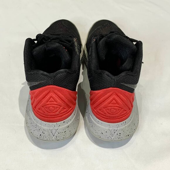 Nike Kyrie 5 Black Red Wolf Grey Basketball Shoes Men’s Size 8.5 AO2918 - Picture 7 of 12